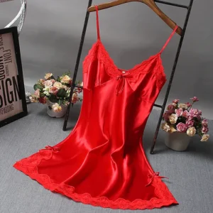 Short Silk Nighty